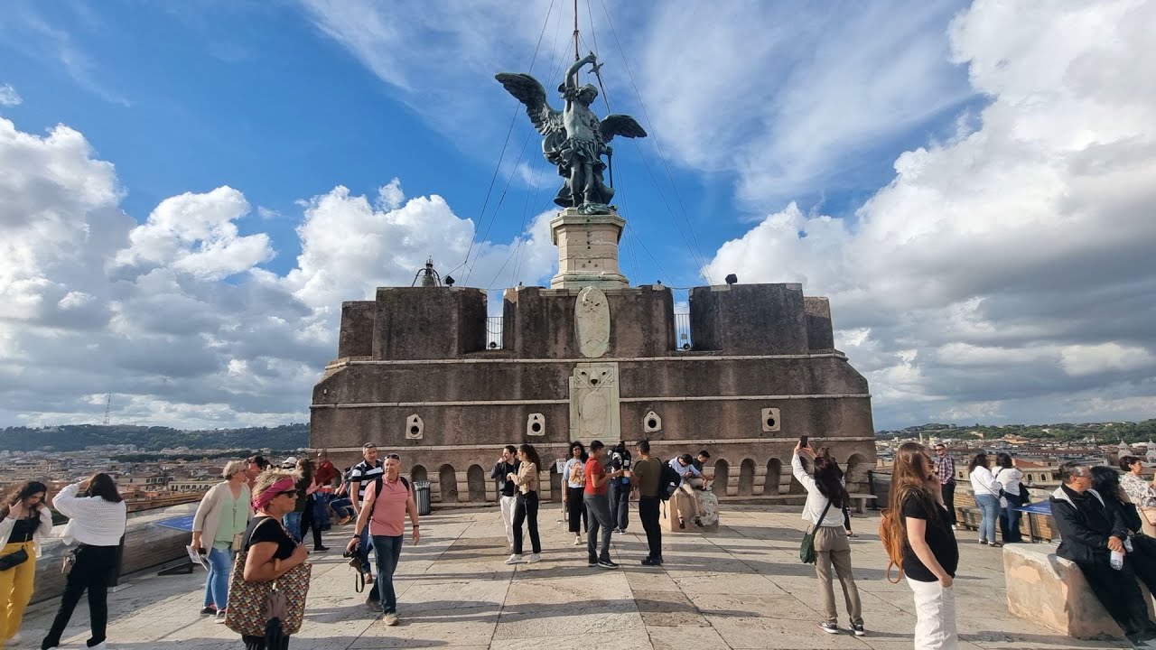 Rzym  - Zamek Świętego Anioła      Roma - Castel Sant'Angelo    07.05.2024