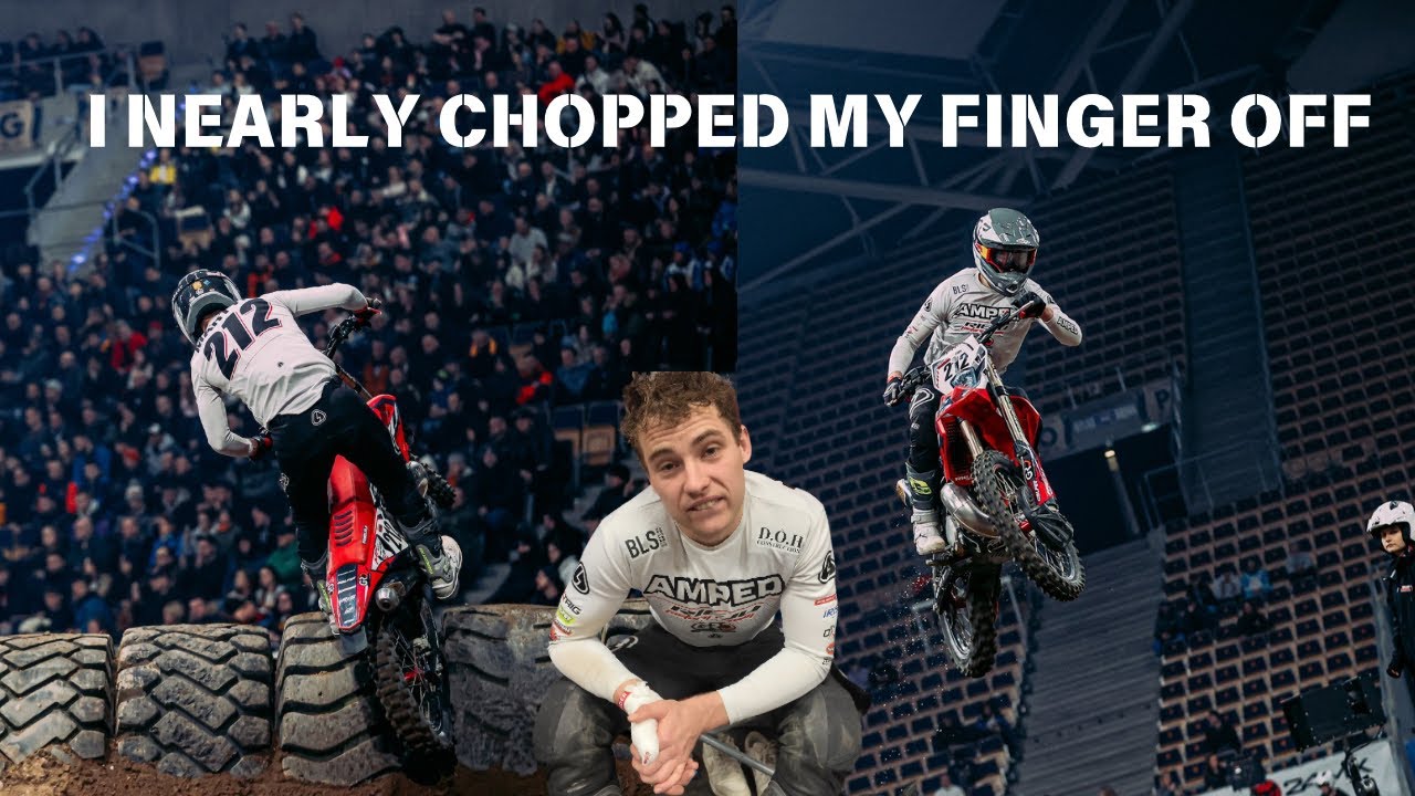 I NEARLY CHOPPED MY FINGER OFF!! Round 4 Superenduro 🇵🇱