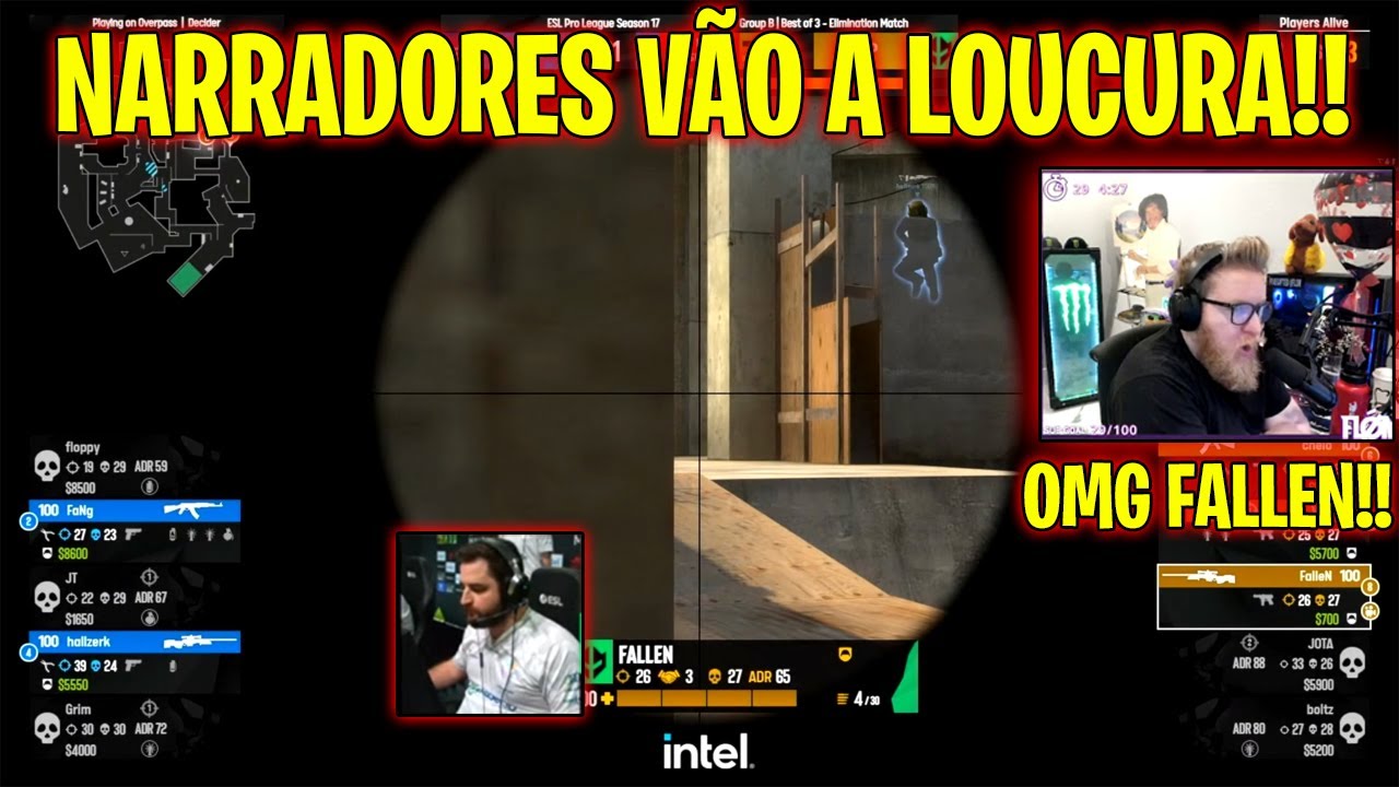 REA&Ccedil;&Atilde;O DO FL0M COM O FLICK MAIS INSANO DO FALLEN NA OVERPASS!!
