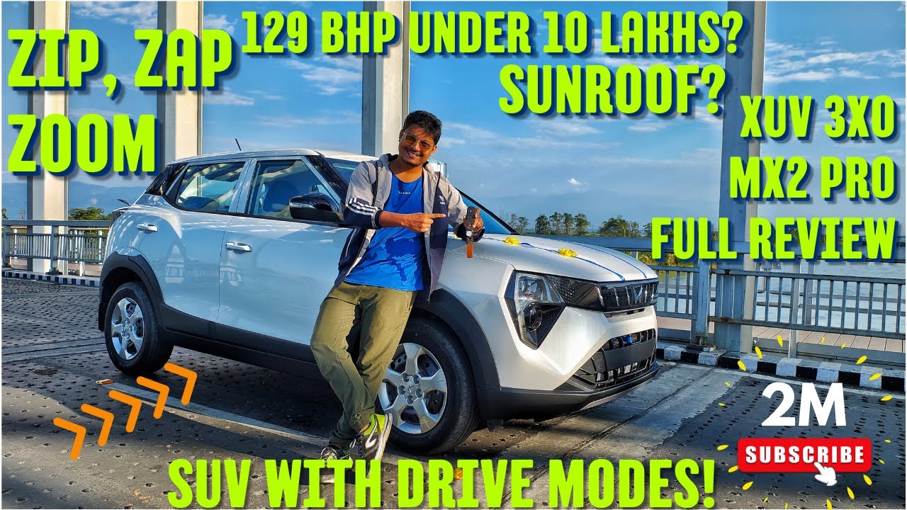 Mahindra XUV 3XO MX2 PRO Detailed review. Drive modes Explained. Powerful Compact SUV under 10 lakhs