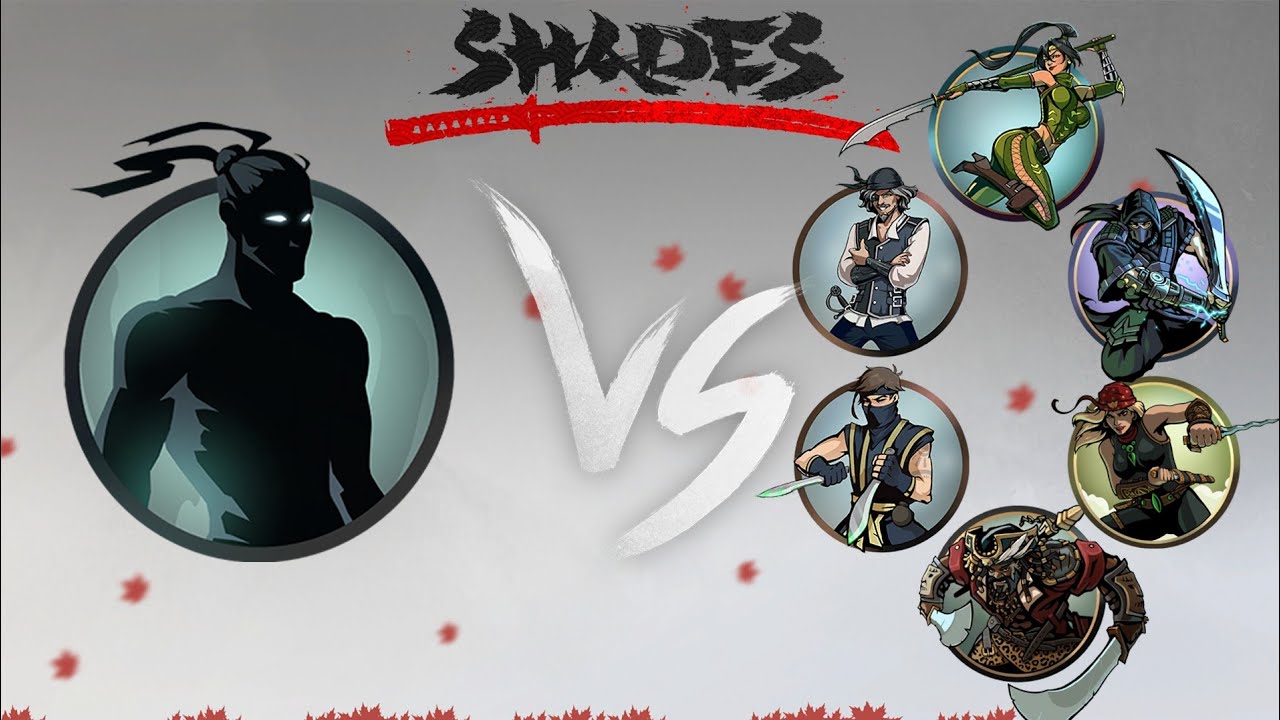 Shadow Fight Shades all BOSS Act 4 #shadowfight #shadowfight2
