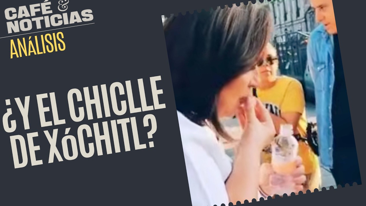 #Análisis ¬ Xóchitl se olvida del chicle que dio a su asistente mientras crítica a Ministro