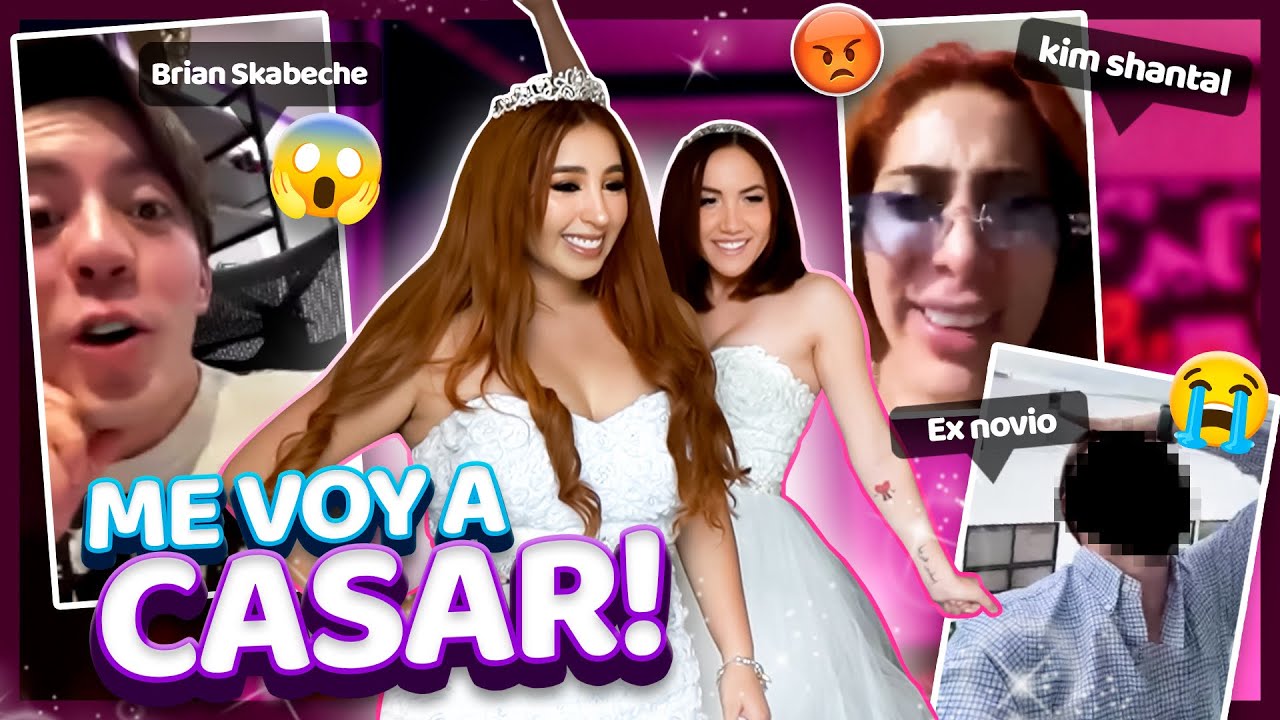 NUESTROS EX Y YOUTUBERS REACCIONAN A NUESTRA BODA 💍 EL SE ENOJO CONMIGO 😳 Queen Buenrostro