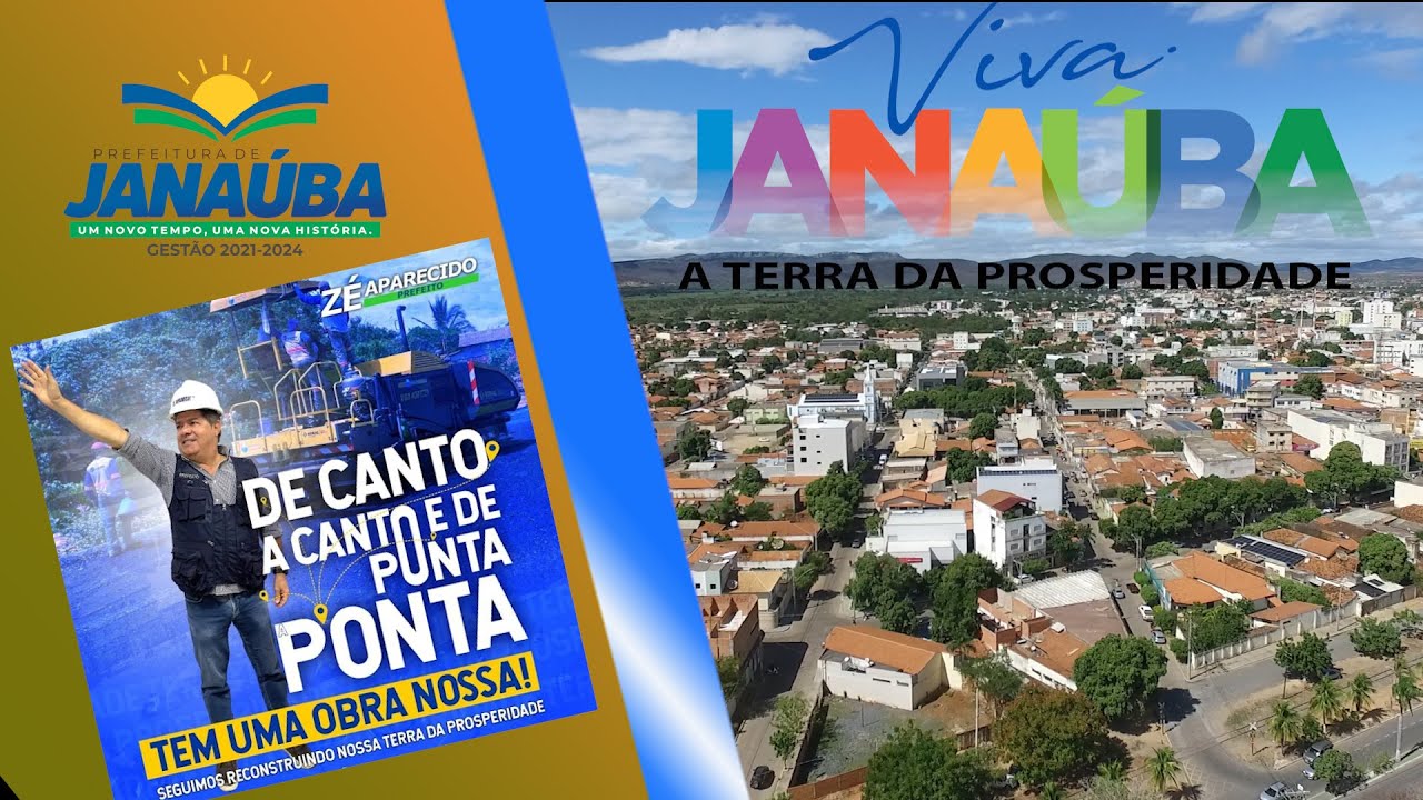 VíDEO OBRAS JANAUBA / 2023 - De Canto a Canto e de Ponta a Ponta tem uma Obra Nossa!