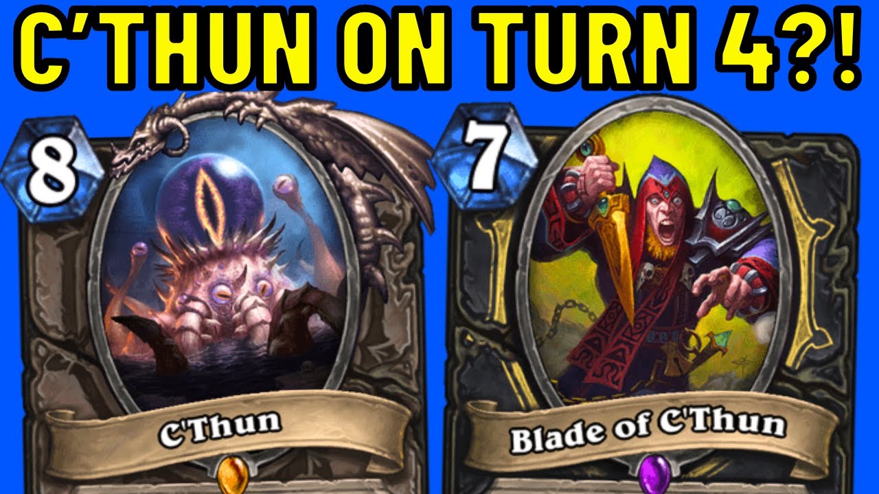 300 DAMAGE C'Thun on TURN 4???