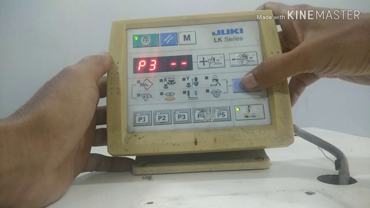 Cara Membuat Program Cycle: JUKI LK1900A-HS
