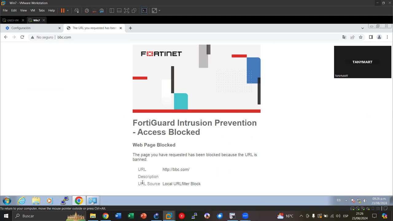 Fortinet - Configuracion Web Filter