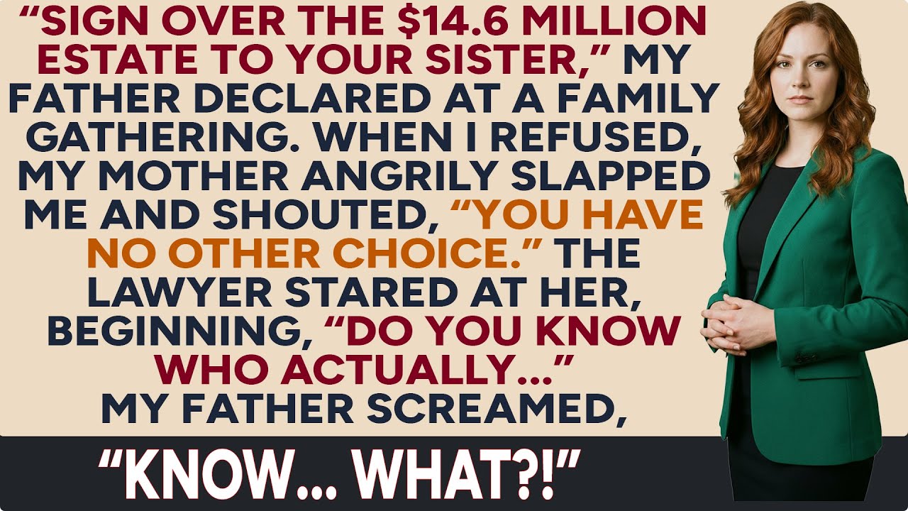 My Dad Ordered Me to Sign Away My $14 6M Inheritance—I Simply Asked the Lawyer to Check One Document