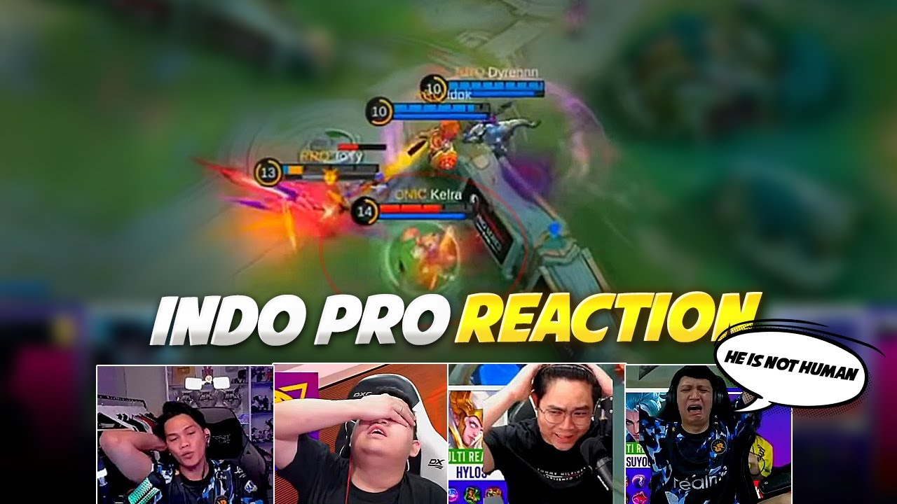 KELRA is NOT HUMAN! INDO PRO/STREAMERS REACTION to KELRA's MOSKOV against RRQ HOSHI . . .