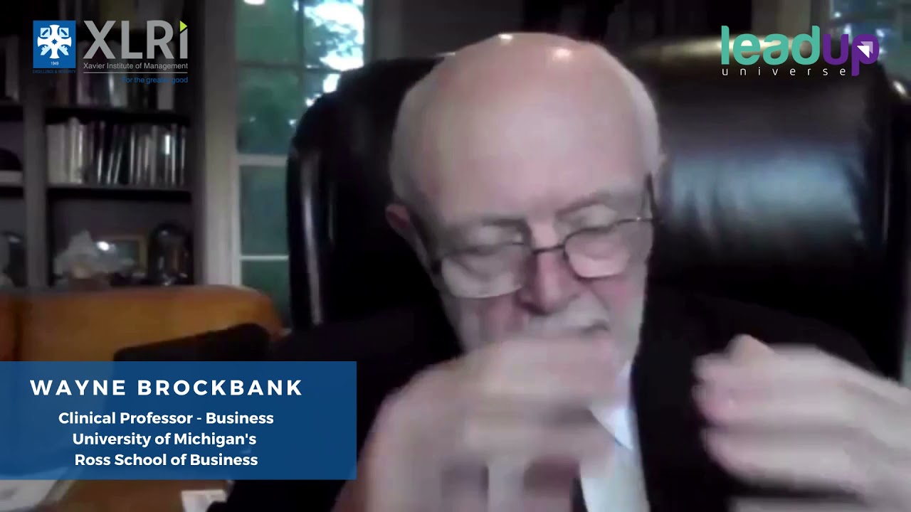 Wayne Brockbank, on the curriculum of XLRI PGED(HR) program for CHROs in the Making