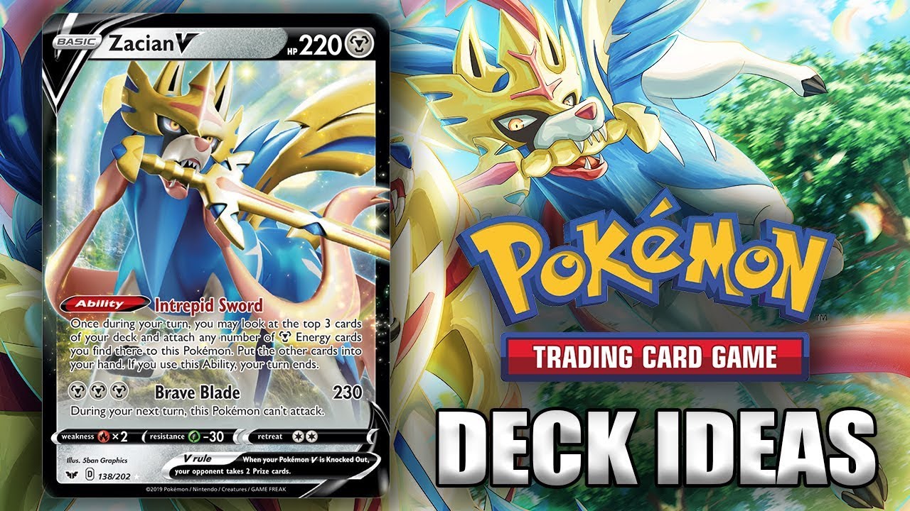 ZACIAN V IS THE NEW BDIF - REVIEW & DECK IDEAS (Pokemon TCG)