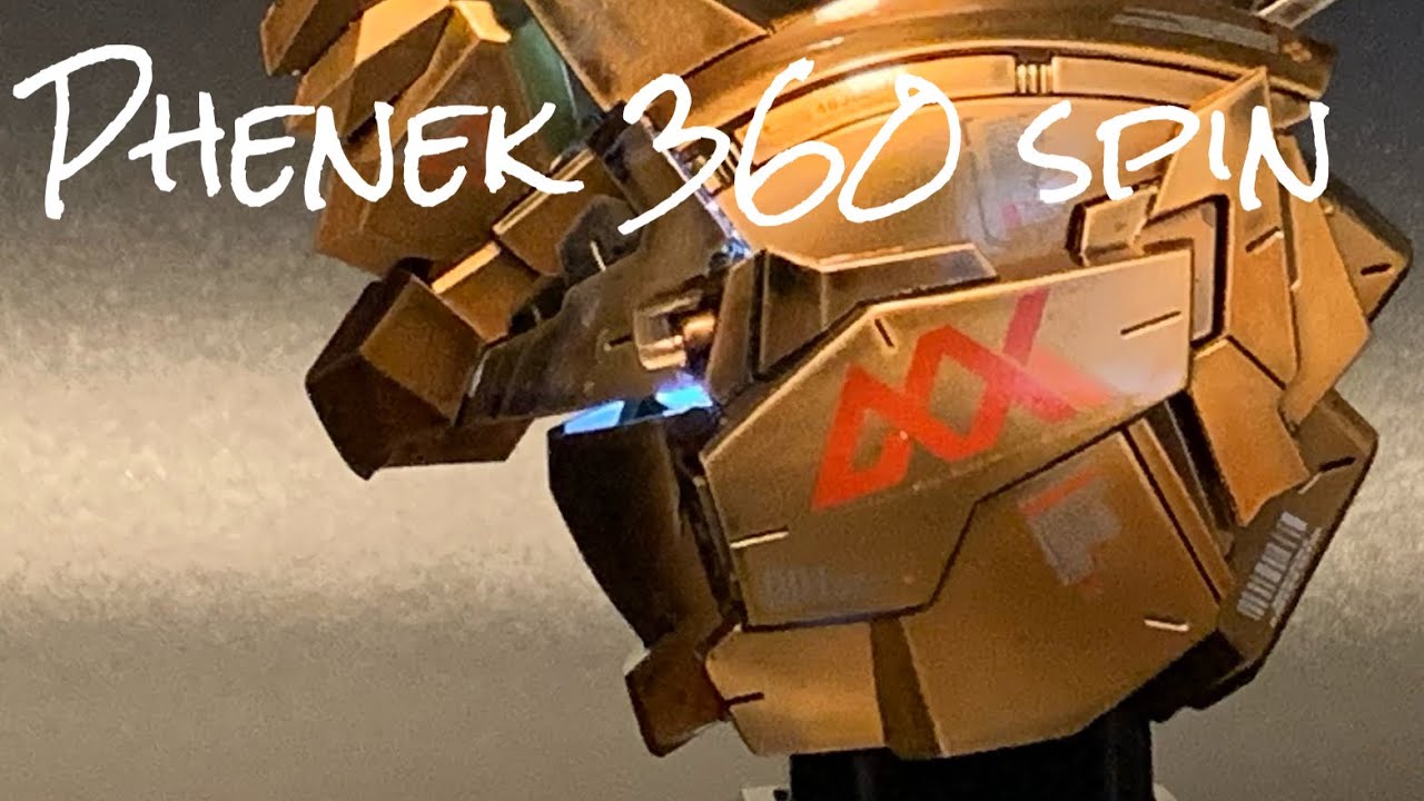 Gundam Custom Build | A.O.K Silver Oaks Phenex Head! 360 spin