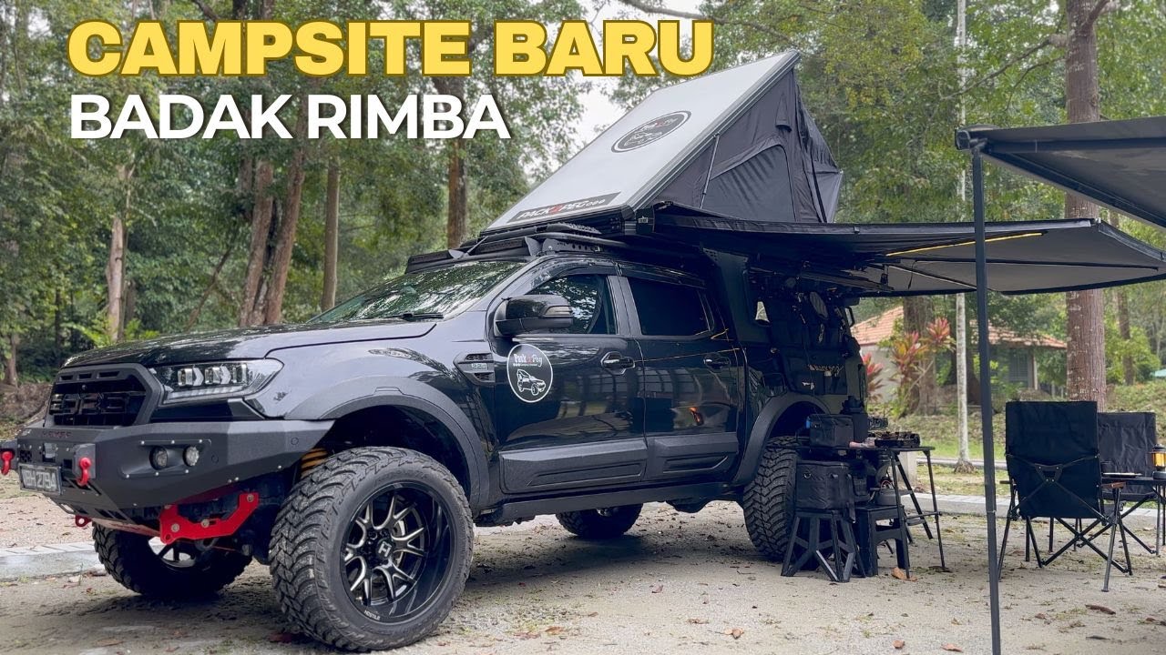 EP. 36 - CAMPSITE BARU - Badak Rimba | T.E.R. Lenggeng Campsite | ASMR | RTT | Camping Malaysia