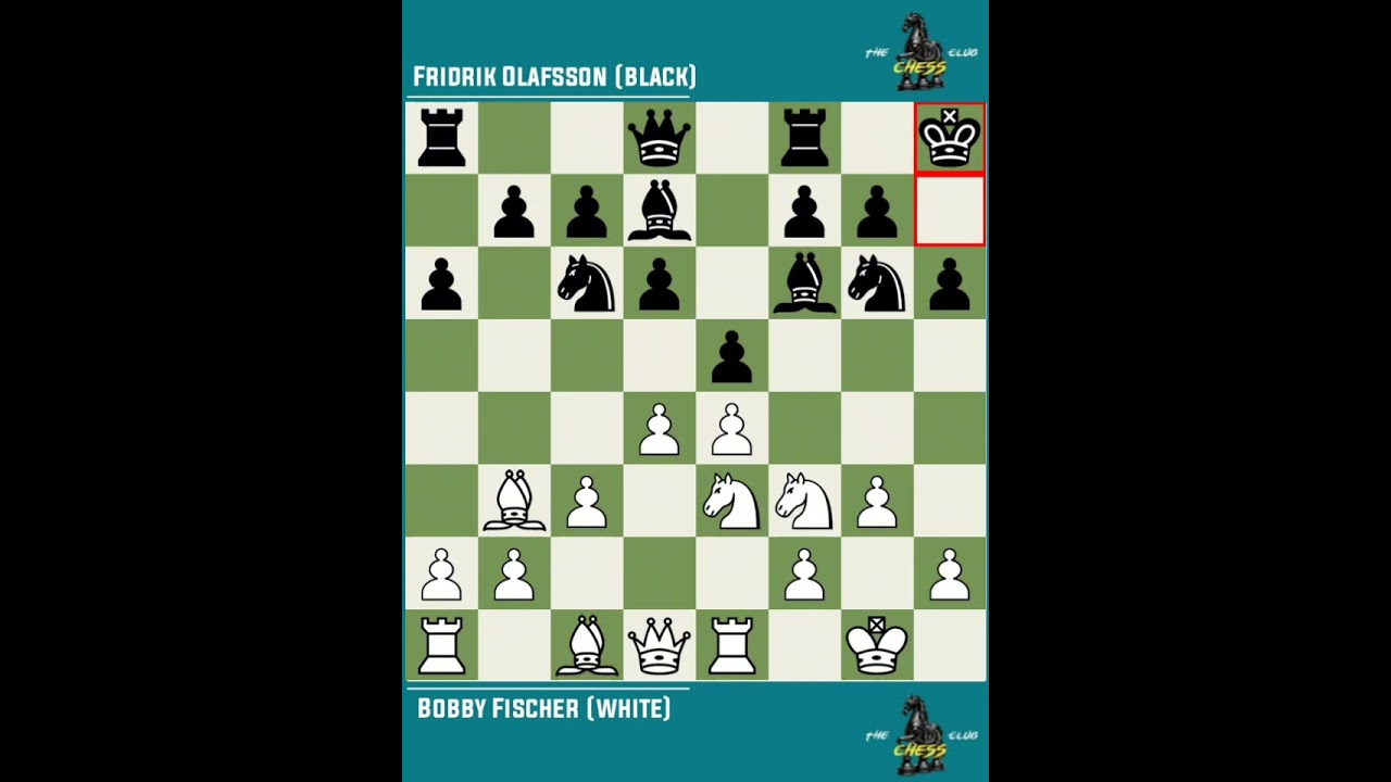 Bobby Fischer vs Fridrik Olafsson ◉ Candidates Tournament 1959 | 