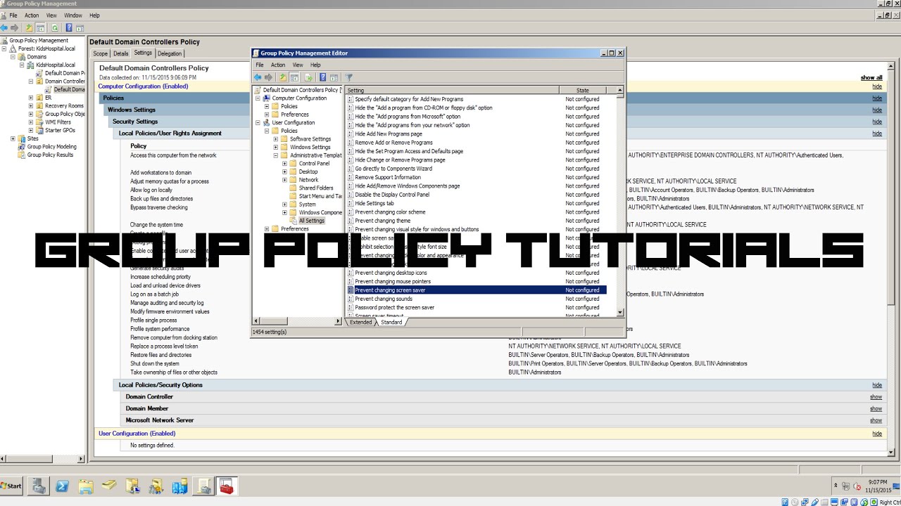 Group Policy - How to setup Password Requirements