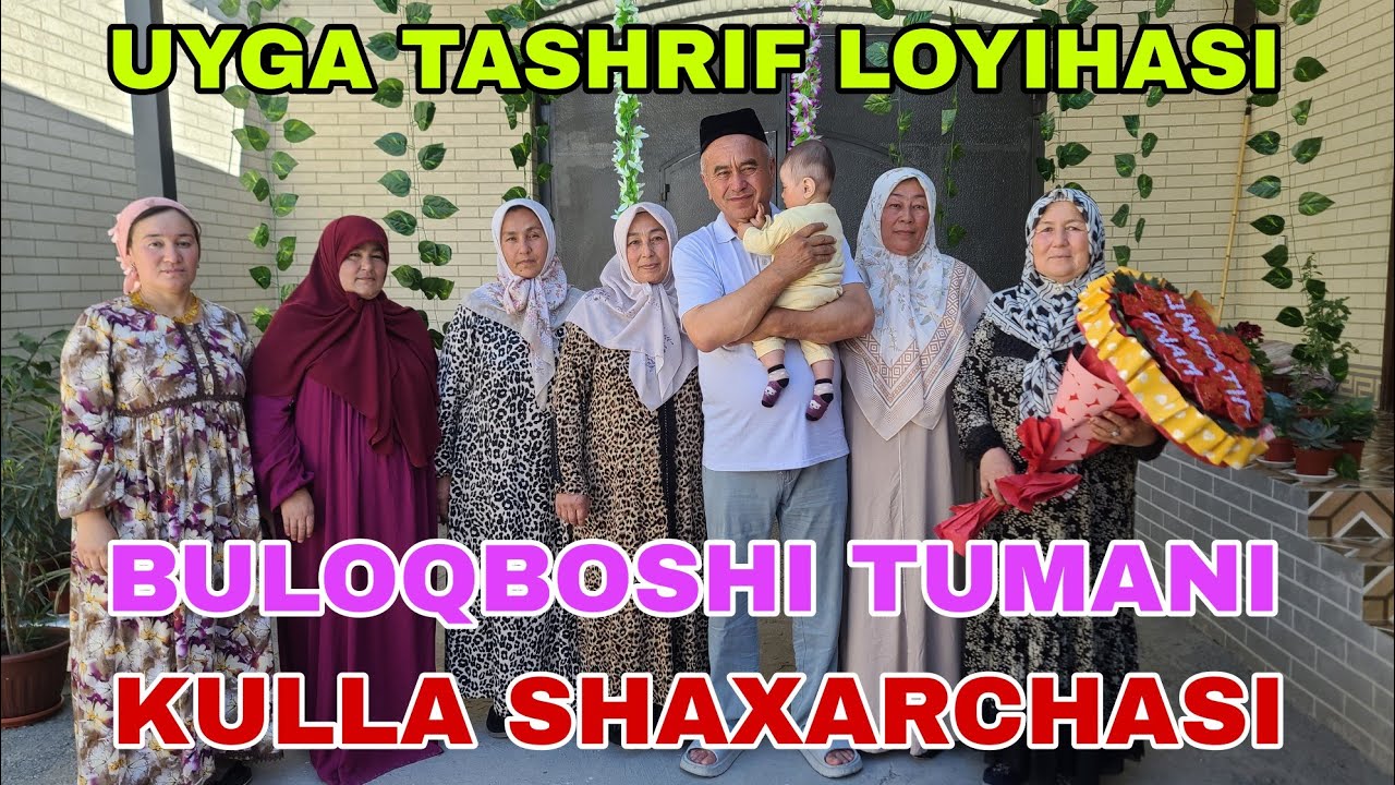 UYGA TASHRIF LOYIHASI ANDIJON VILOYATI BULOQBOSHI TUMANI KULLA SHAHARCHASI