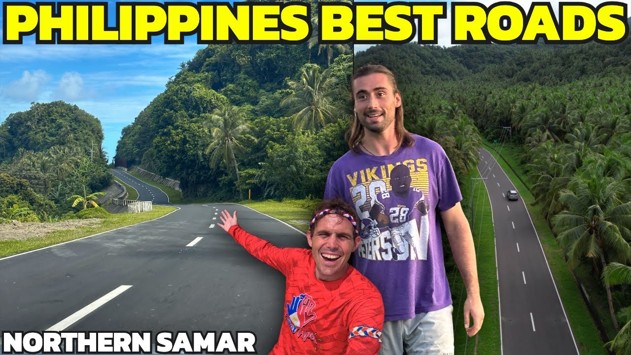 PHILIPPINES BEST ROADS - Canadian and Filipino Drive Samar Island!