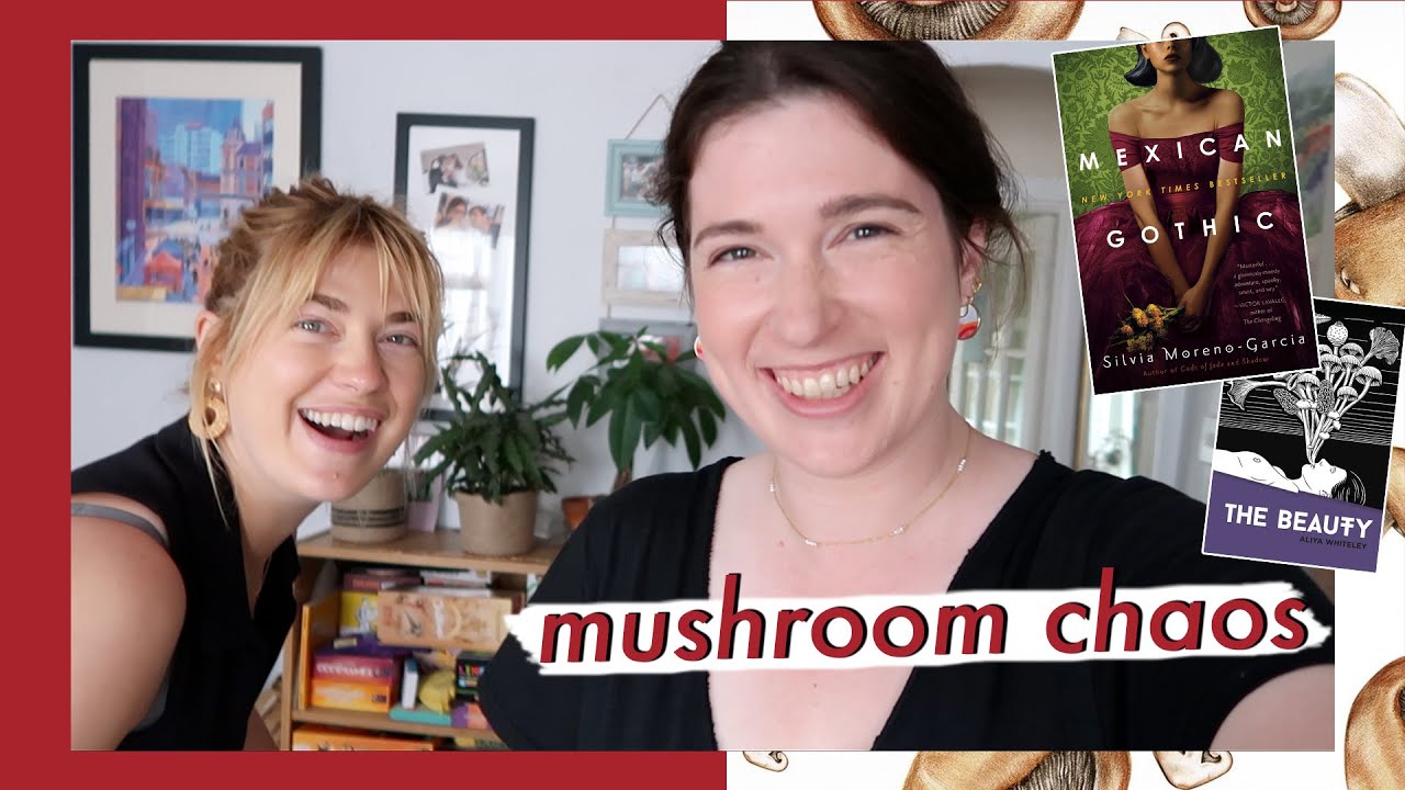 A chaotic reading vlog about mushrooms 🍄 | Drinking By My Shelf