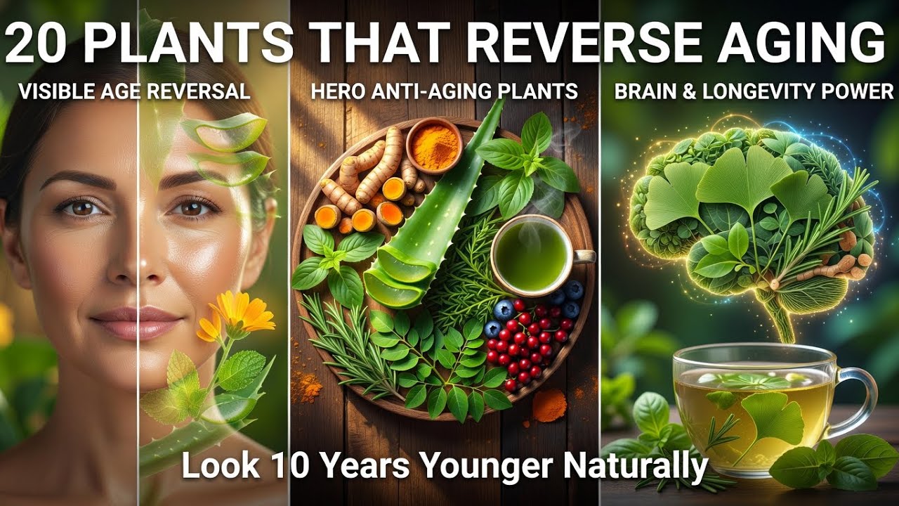 These 20 Plants Reverse Aging for Free
