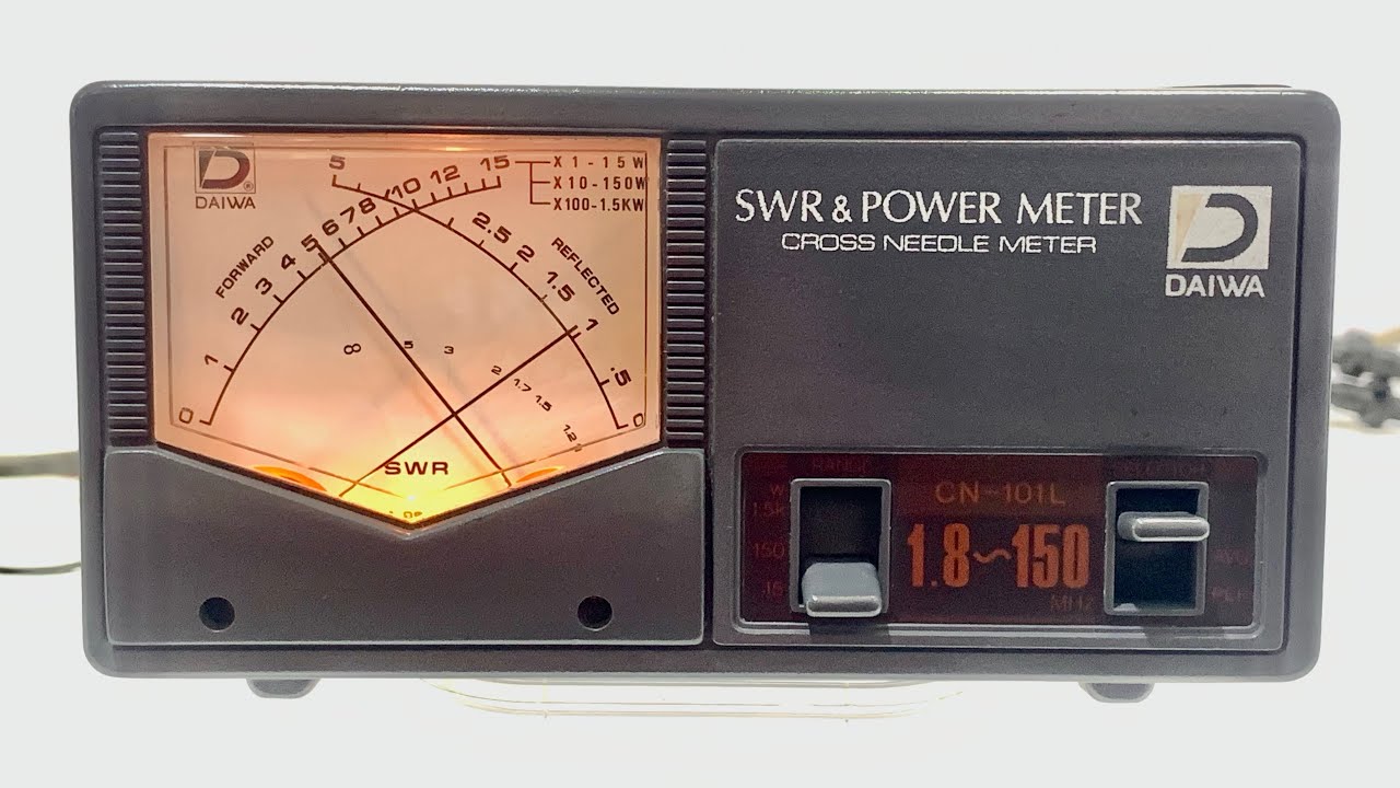 ☀️Daiwa CN-101L SWR & Power Meter 1.8~150MHz 1.5KW☀️