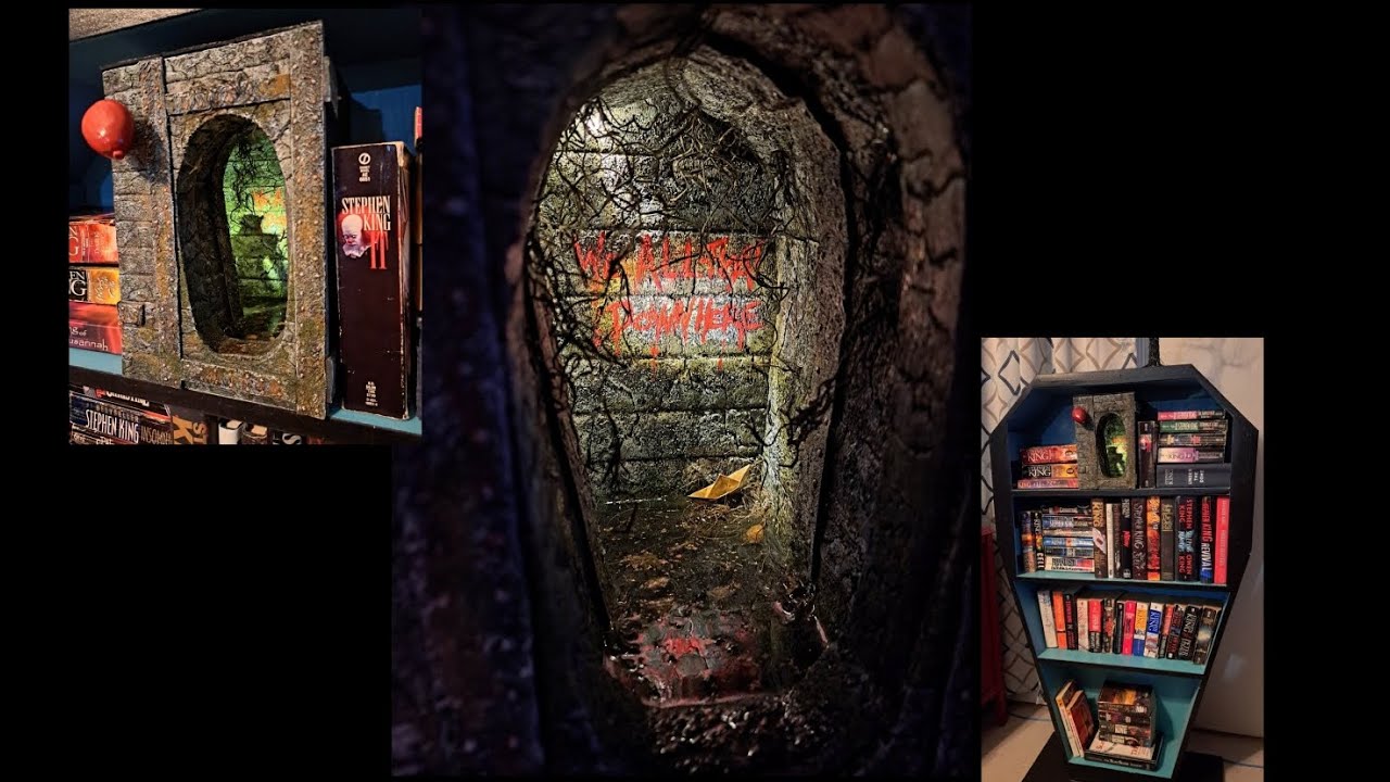 The IT Book Nook/Realistic Diorama/Resin Art