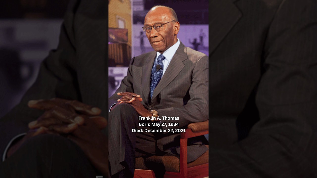 Franklin A. Thomas Was The President & CEO Of Ford Foundation🕊️#franklin #ford #fy #shorts #ceo