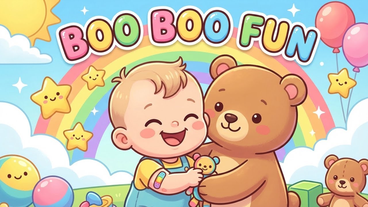 Boo Boo Song + More Nursery Rhymes & Kids Songs | Stay Calm & Feel Better | Kids Learning Songs
