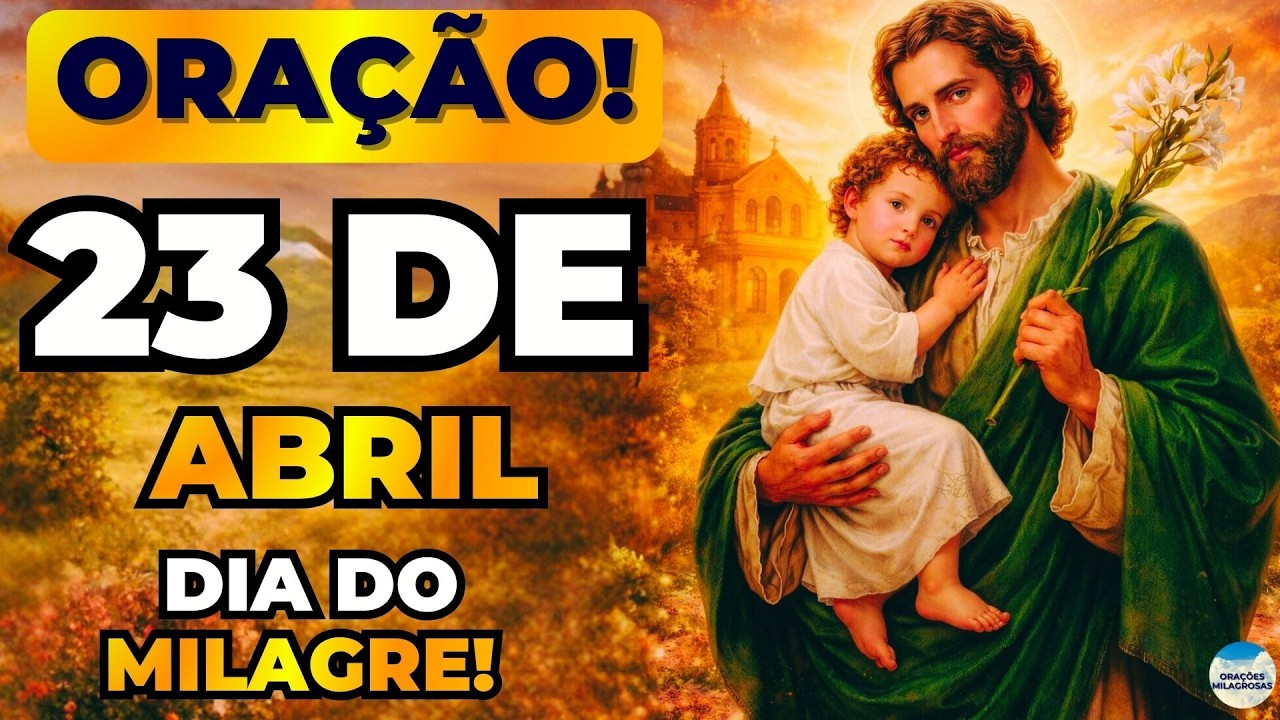 🙏ORAÇÃO de SÃO JOSÉ🙌HOJE o MILAGRE IMPOSSÍVEL se REALIZA!