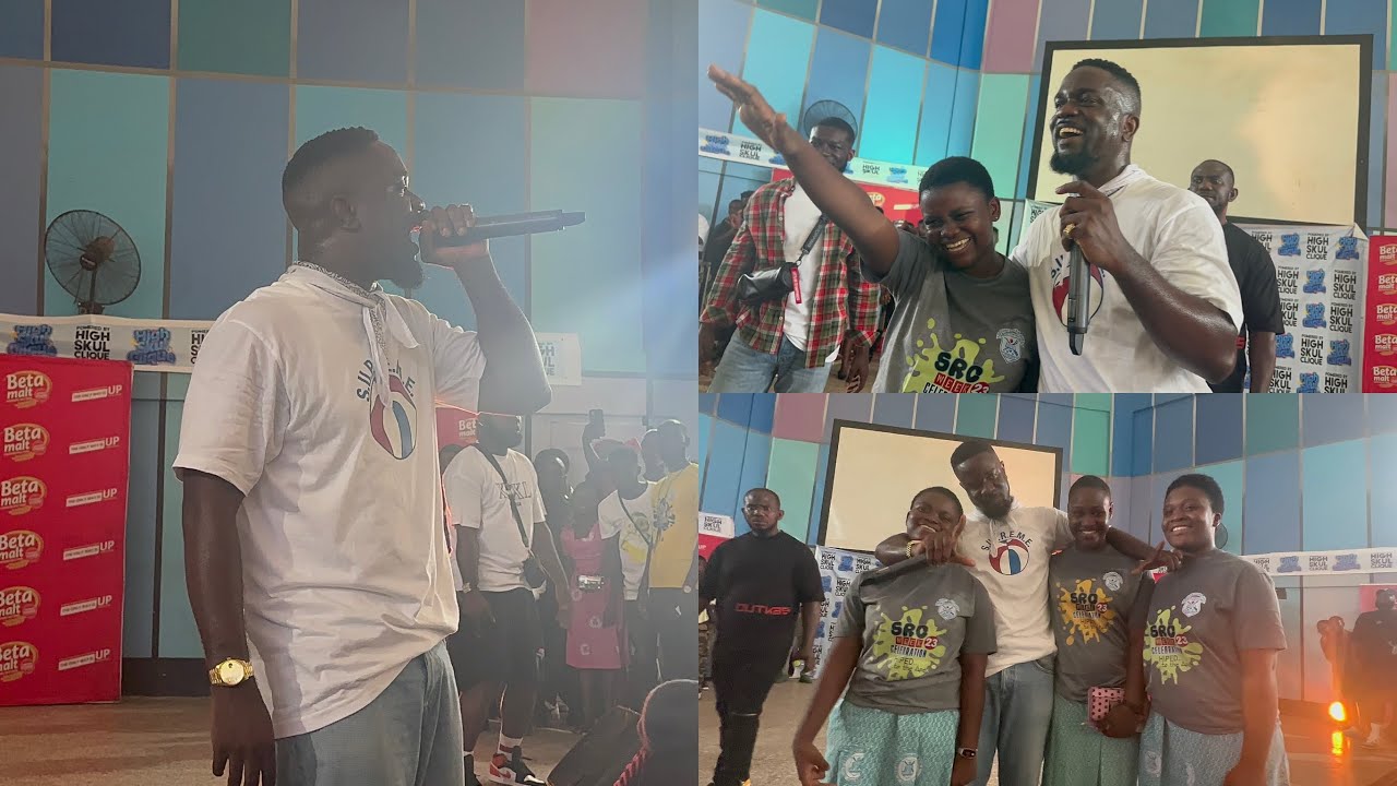 Sarkodie thrill fans in Kumasi, Yaa Asantewaa SHS as they climax SRC week Celebration 🔥