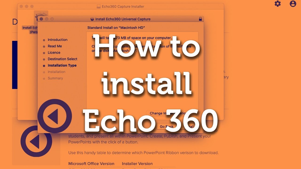 How to install Echo 360