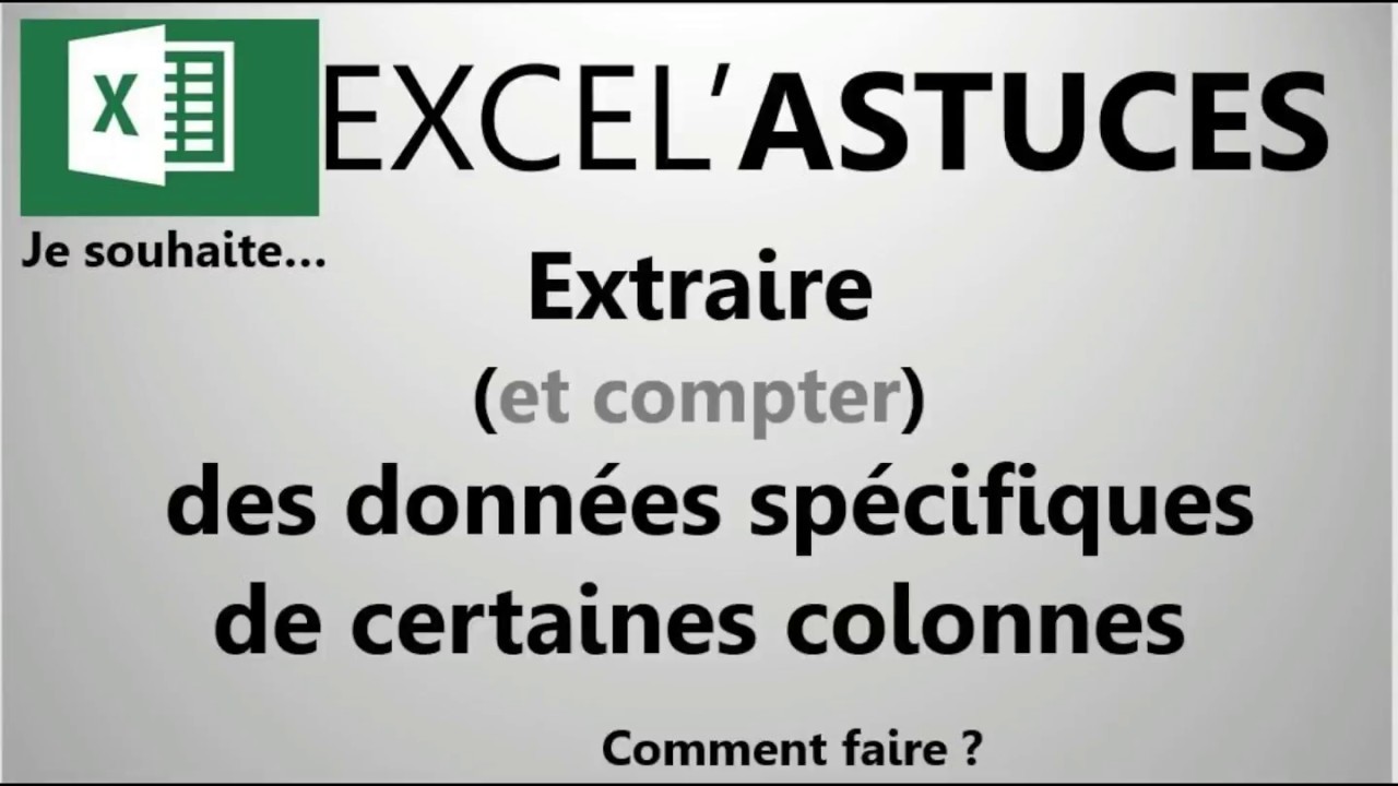 EXCEL : FONCTION 
