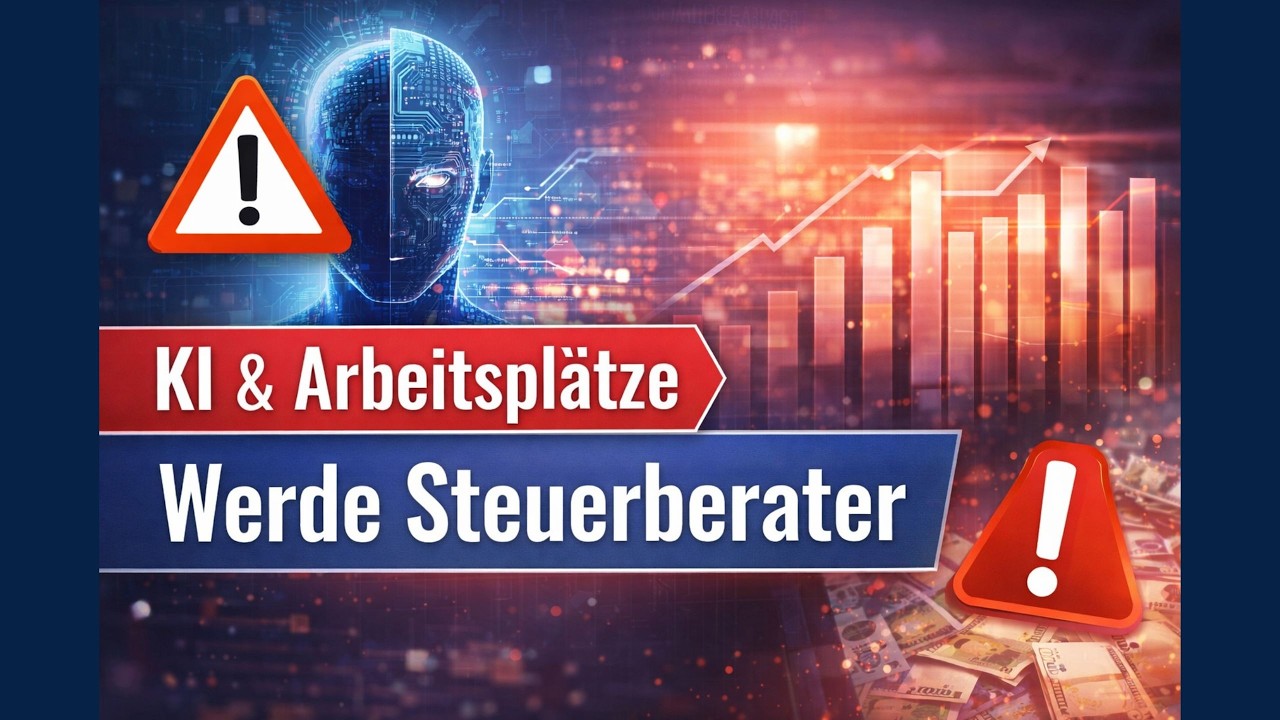 KI & Arbeitspl&auml;tze - Warum du jetzt Steuerberater werden musst!