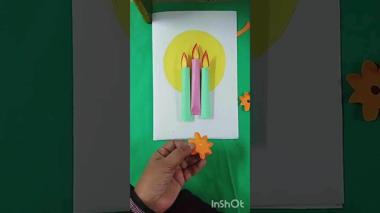 Greeting card on new year 
