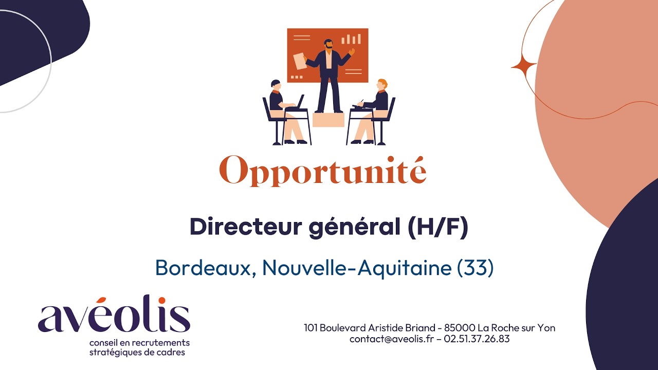AVEOLIS - Offre d'emploi - Directeur Général - Bordeaux (33)