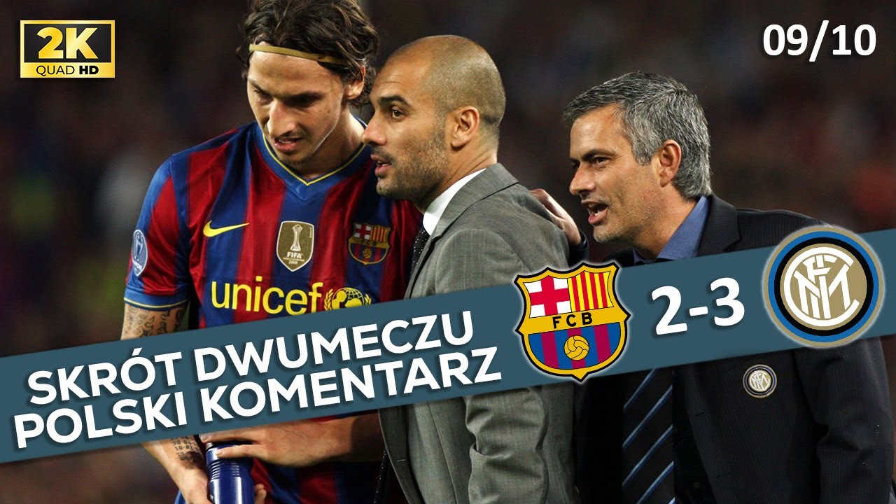 FC Barcelona - Inter Mediolan 2:3, Liga Mistrzów 2009/10, Polski Komentarz ᴴᴰ