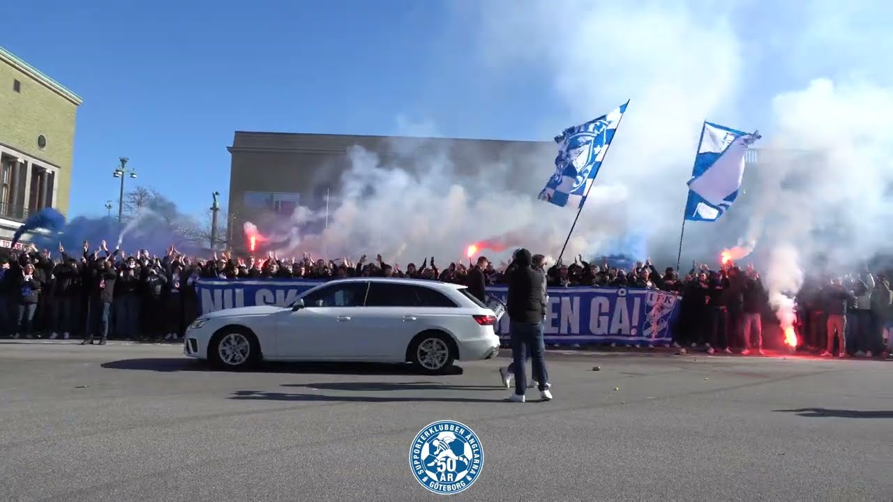 IFK Göteborg  - IFK Värnamo 2/4 - 2023, Marsch + Match (4K)