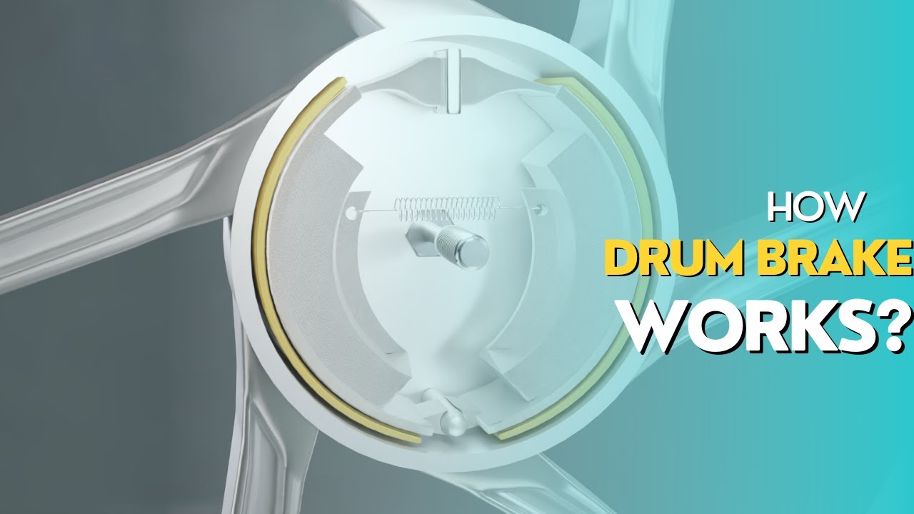 How drum brake works in motor cycle?