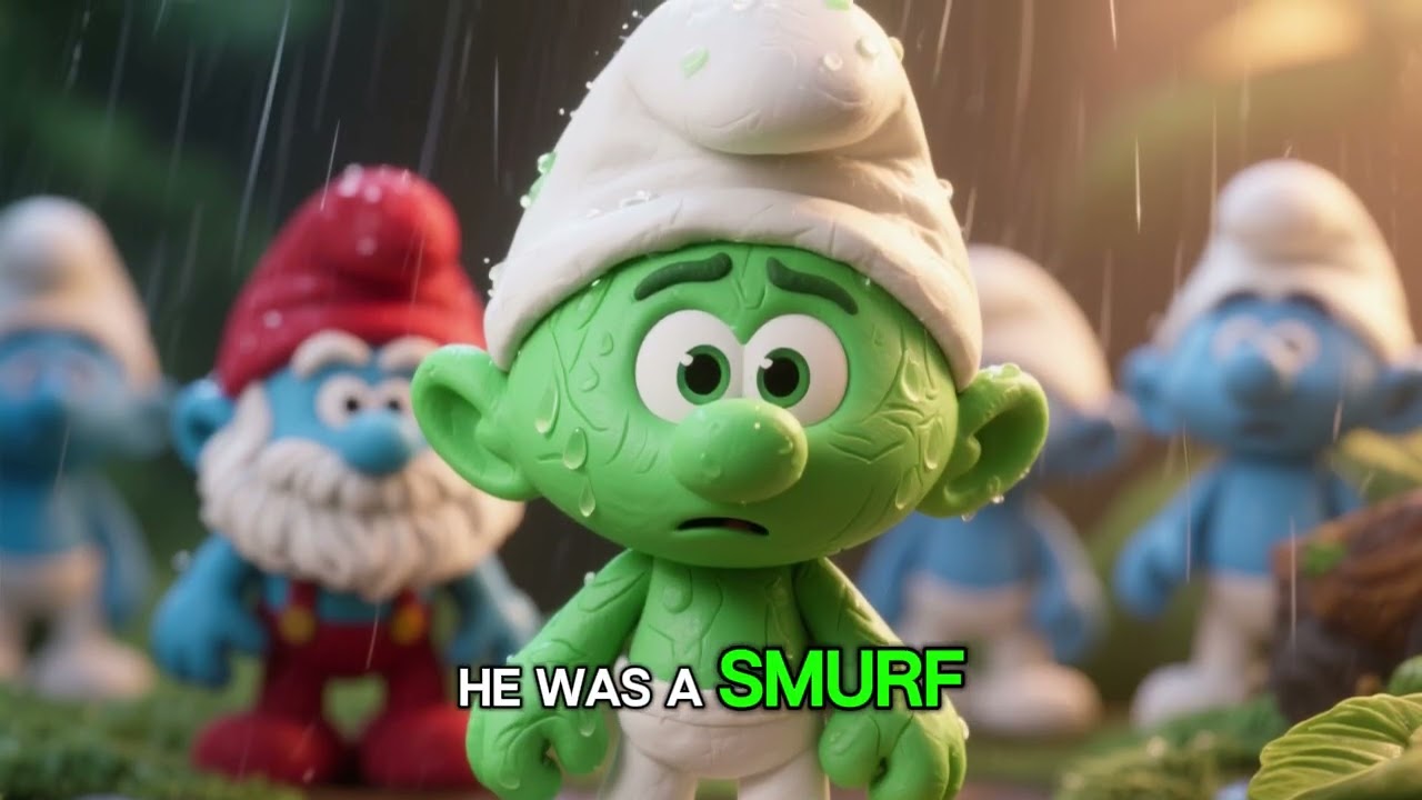 The smurf who wasn`t blue (story) ---- Kids laugh and learn videos
