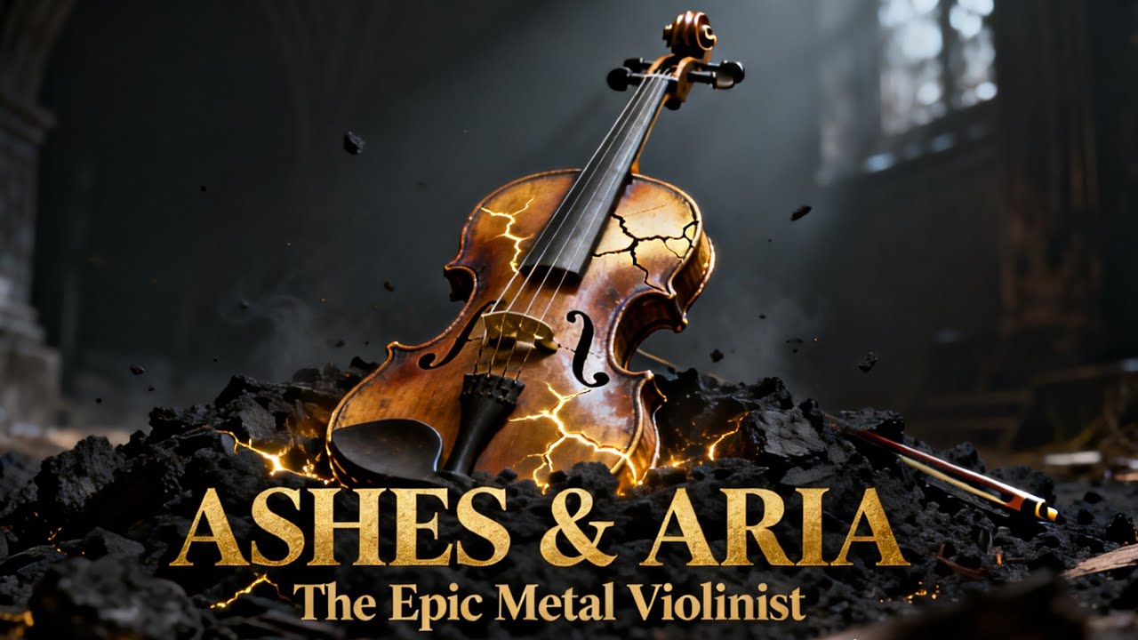 Ashes & Aria | Violin x Metal Fusion | Emotional Violin Metal (1:00:00) 🔥🎻💔