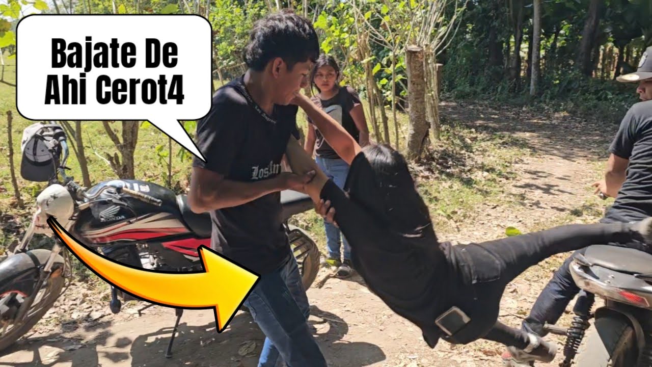 Perdio El Control Al Ver Que Su Novia Iba Con Otro En La Moto😱  