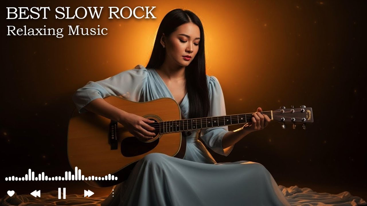 Golden Hour Slow Rock Love Songs | Heartfelt Melodies for Peaceful Nights