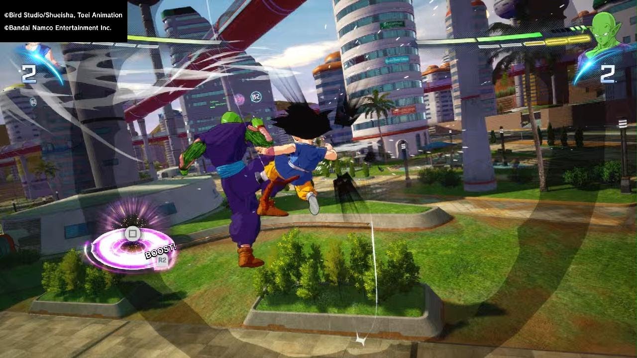 GT Goku Vs Piccolo