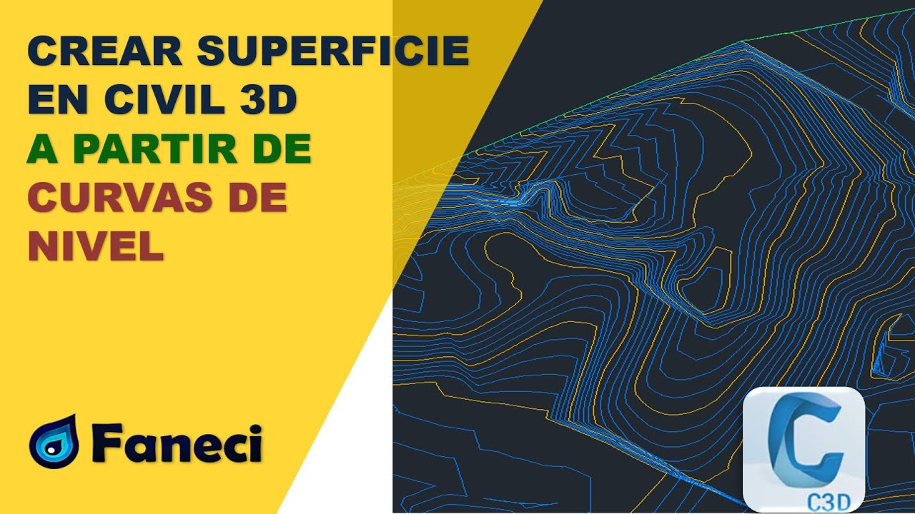 CREAR SUPERFICIE EN CIVIL 3D A PARTIR DE CURVAS DE NIVEL (POLILINEA)✅