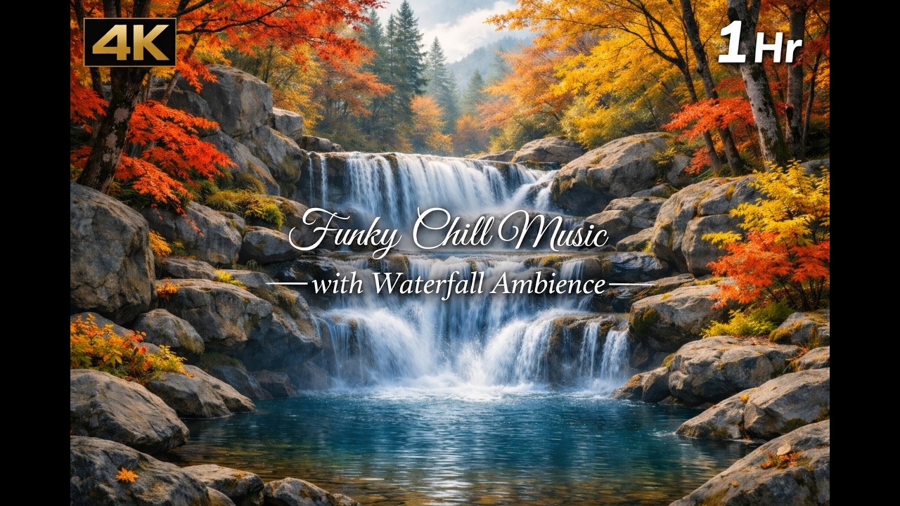 Majestic Waterfall Chill Music | 1 Hr  |