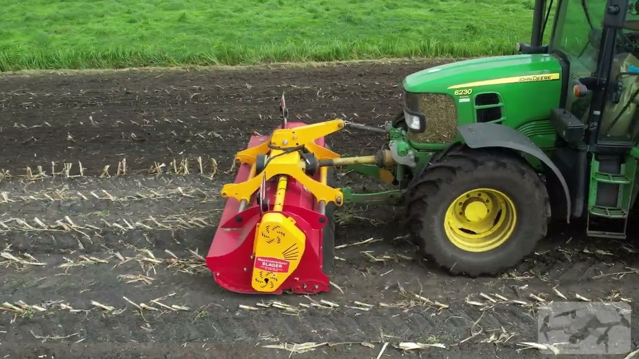 Mais stoppel klepelen en vanggewas zaaien 2023