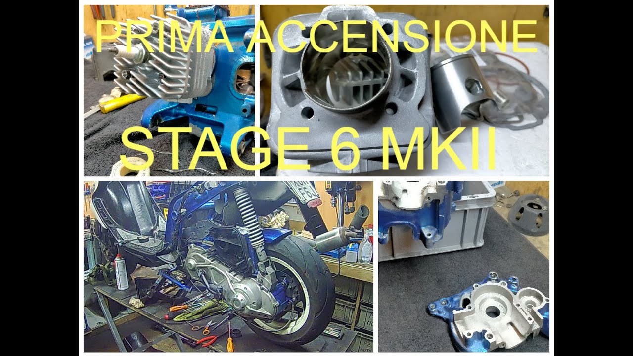 prima accensione stage6 mkII racing piaggio