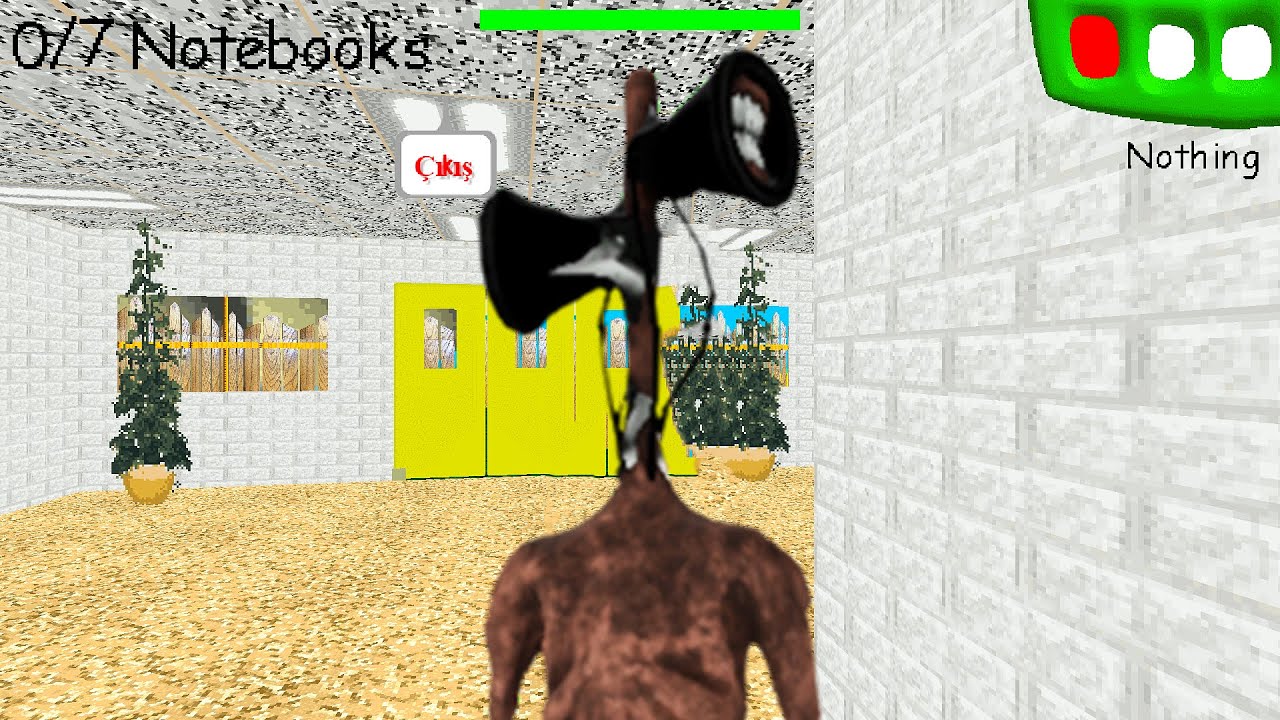 BALDİ SİREN KAFA MODU %100 TÜRK YAPIMI