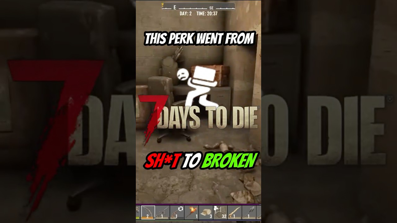 Этот перк теперь СИЛЬНЕЕ в 7 Days To Die 2.0