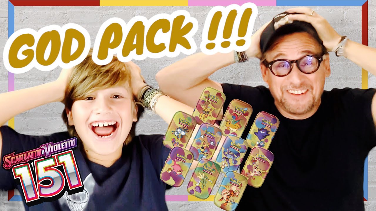 GOD PACK POKEMON 151 !!! Spacchettamento Mini Tin di Pokemon 151! Cosa contengono le minitin ?