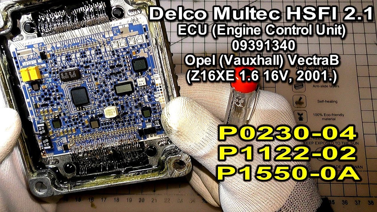 ЭБУ Delco Multec HSFI 2.1 (Opel_Vauxhall_VectraB Z16XE_1.6_16V_2001.)